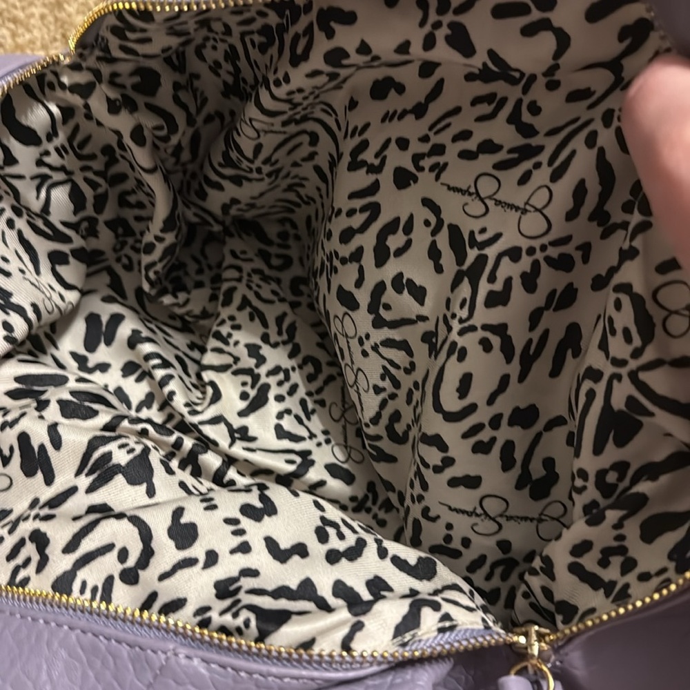 Jessica Simpson Lavender Chain-Embellished purse - Picture 6 of 7